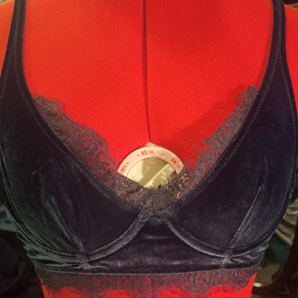 Pre-owned gently used velvety green Intimately free people bra size 32A